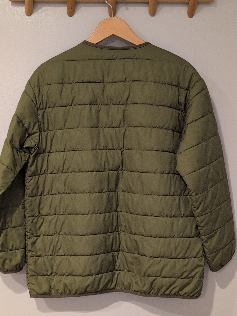 Everlane Renew Channeled Liner In Dark Moss Size Small - Picture 5 of 5